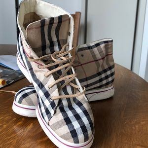 Burberry High Top Sneakers